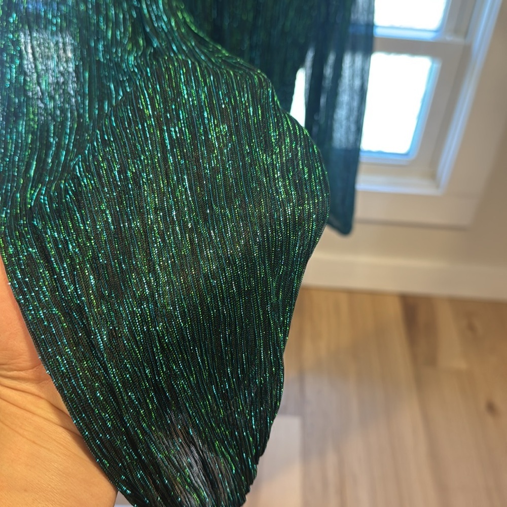 1. State Green Ruffle Dress - Picture 5 of 6